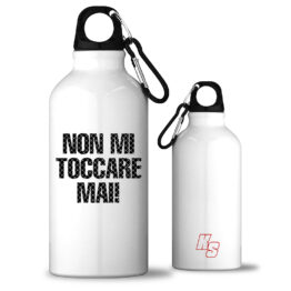 SPORT-BOTTLE - NON MI TOCCARE MAI TEXTURE