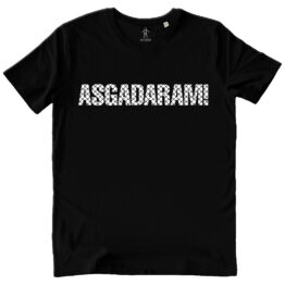 T-SHIRT UNISEX - ASGARADAM TEXTURE nera