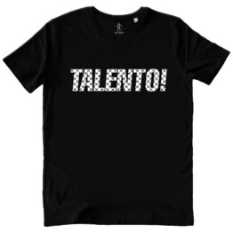 T-SHIRT UNISEX - TALENTO TEXTURE nera